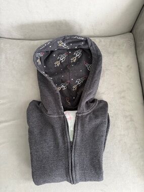 Rocket/Space Full Zip Sweatshirt Hoodie